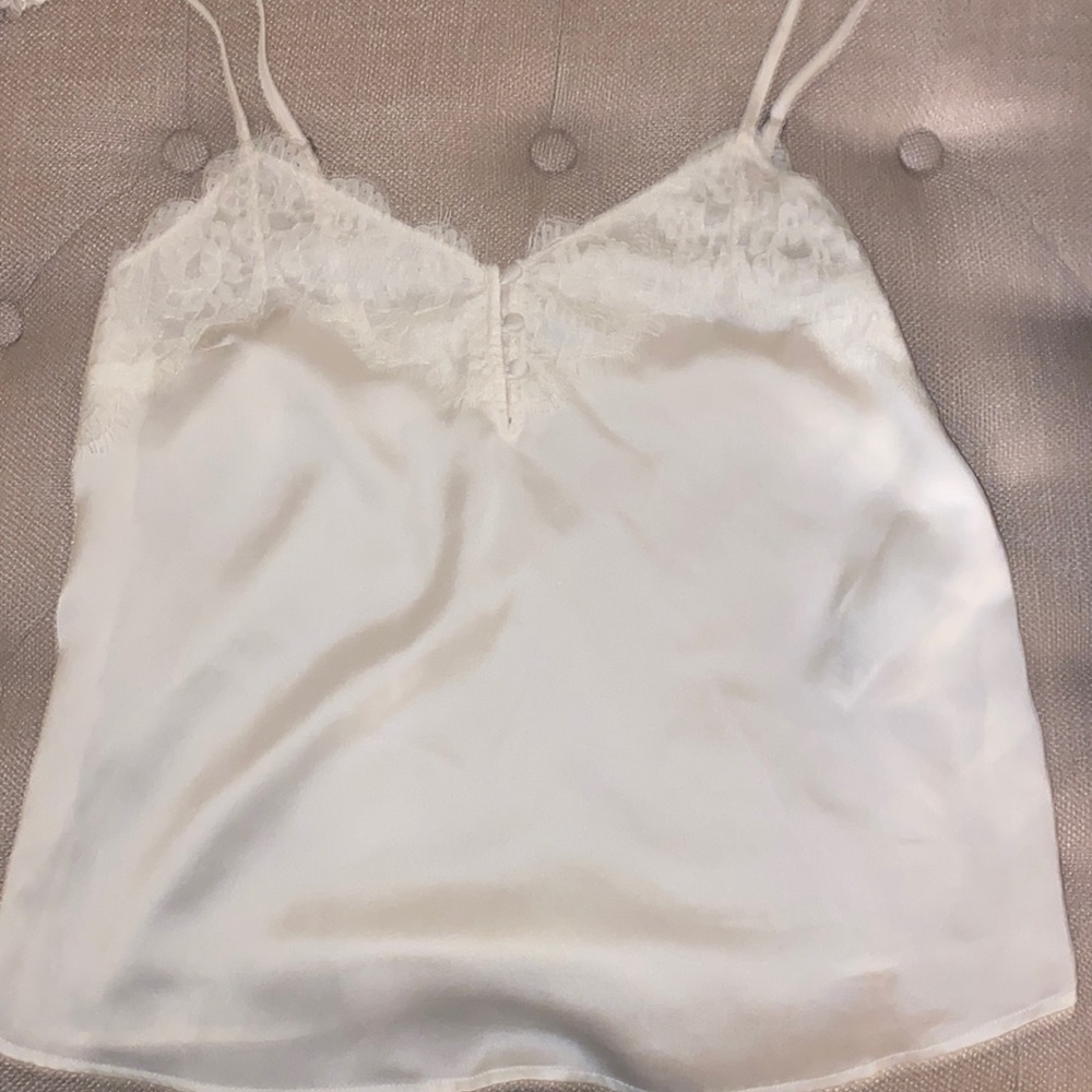 Abercrombie Lace Trim Cami, Size S